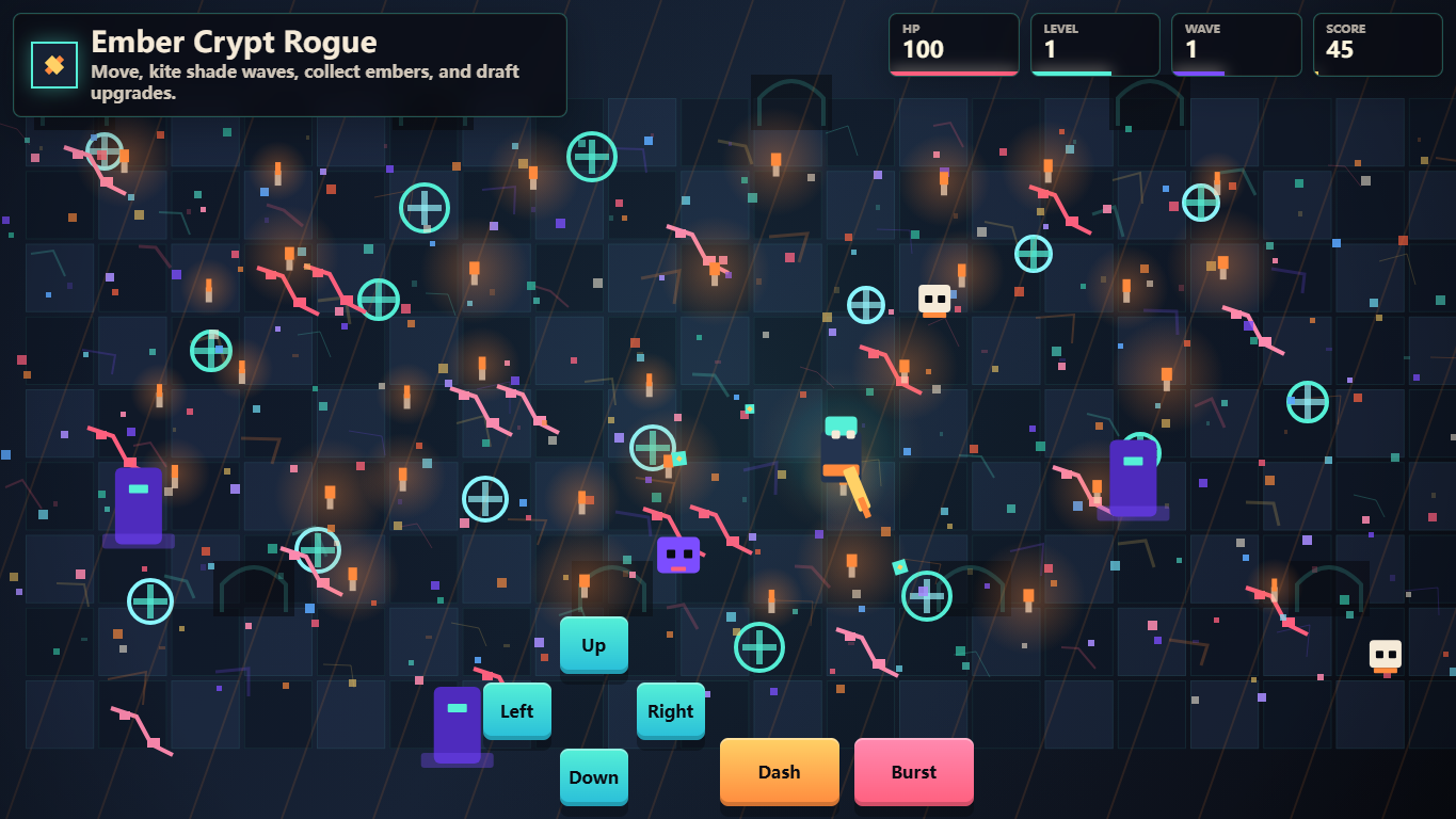 Ember Crypt Rogue gameplay screenshot