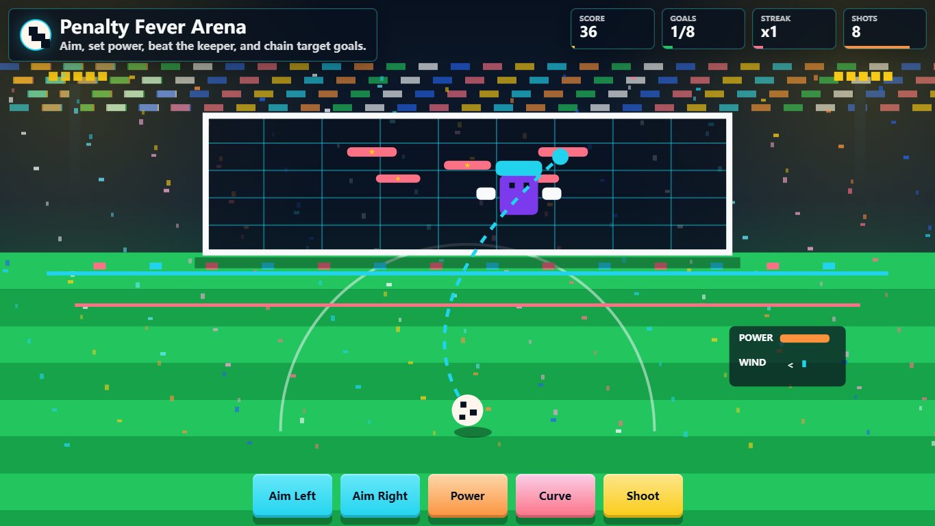 Penalty Fever Arena gameplay screenshot