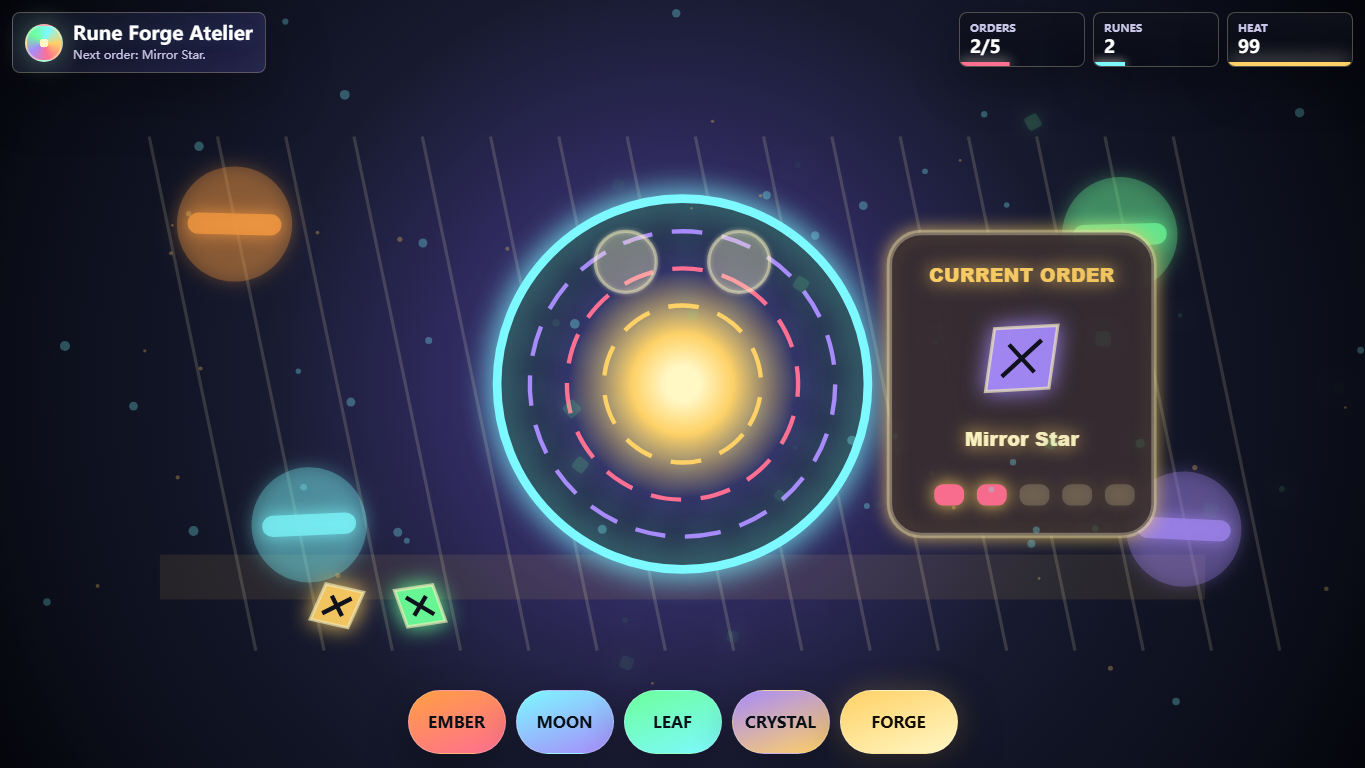 Rune Forge Atelier gameplay screenshot