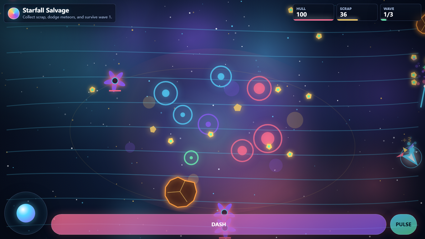 Starfall Salvage gameplay screenshot